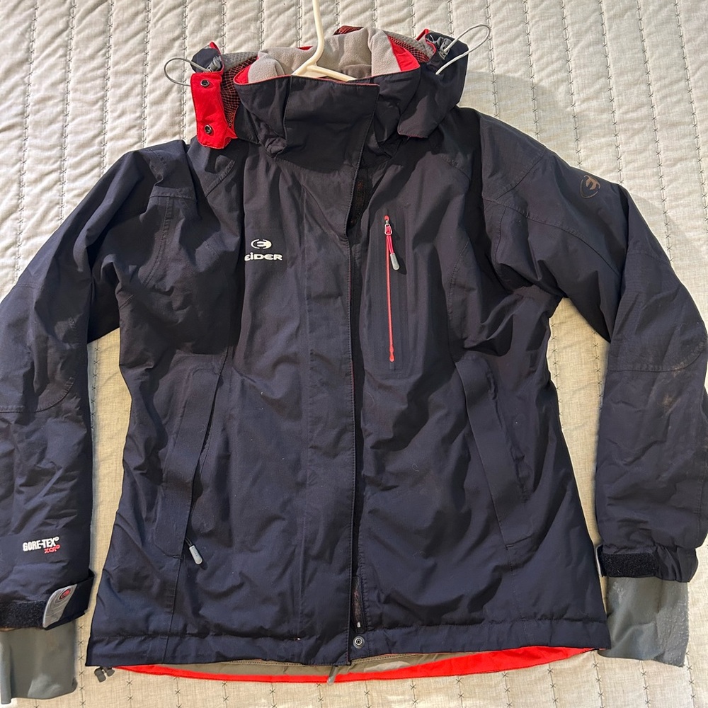 Eider Women's Black and Red Winter Jacket